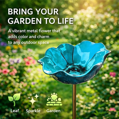 💖🎁2026 Mother's Day Gifts 50% Off--🎁Handmade Metal Flower Garden Stake🐦