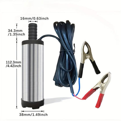 Portable Submersible Pump, Ideal for Diesel, Kerosene & Water🛢️