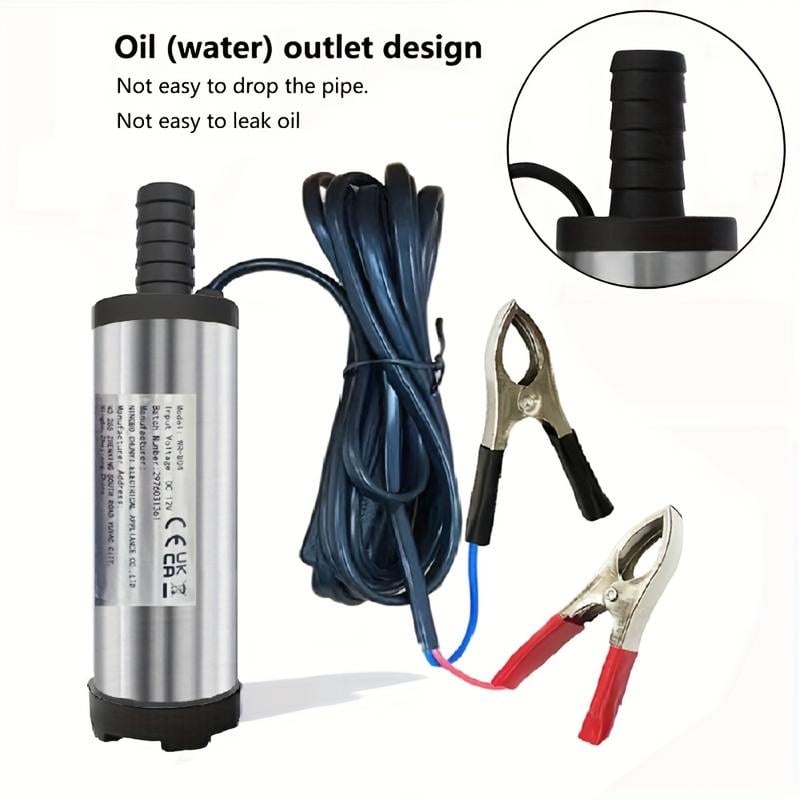 Portable Submersible Pump, Ideal for Diesel, Kerosene & Water🛢️