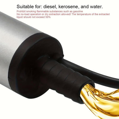 Portable Submersible Pump, Ideal for Diesel, Kerosene & Water🛢️