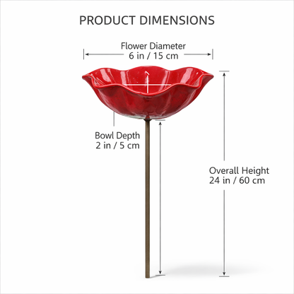 💖🎁2026 Mother's Day Gifts 50% Off--🎁Handmade Metal Flower Garden Stake🐦