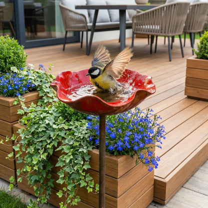 💖🎁2026 Mother's Day Gifts 50% Off--🎁Handmade Metal Flower Garden Stake🐦