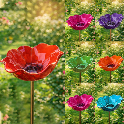 💖🎁2026 Mother's Day Gifts 50% Off--🎁Handmade Metal Flower Garden Stake🐦